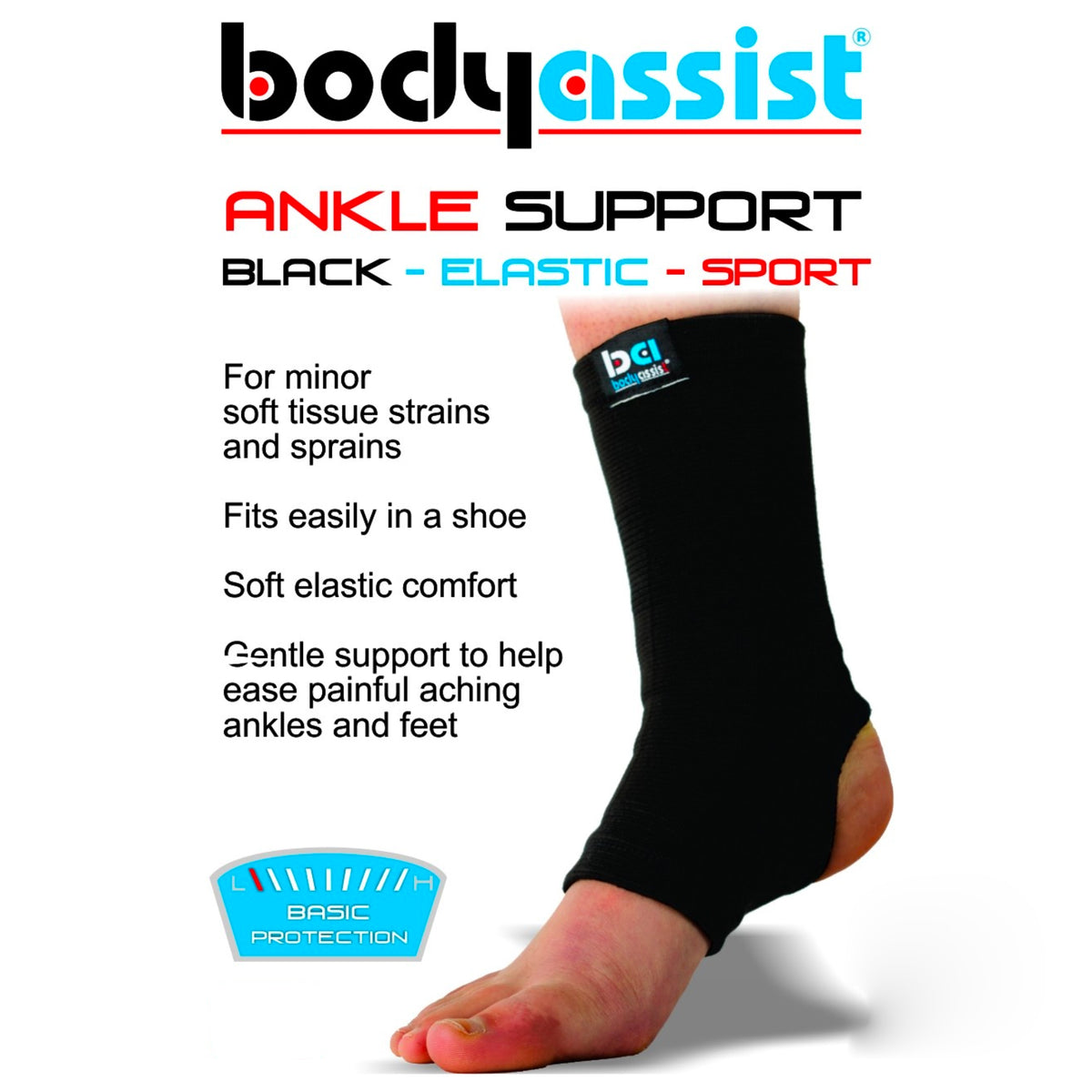 Crossover Elastic Ankle Support - Assist Health Supplies