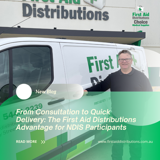 From Consultation to Quick Delivery: The First Aid Distributions Advantage for NDIS Participants