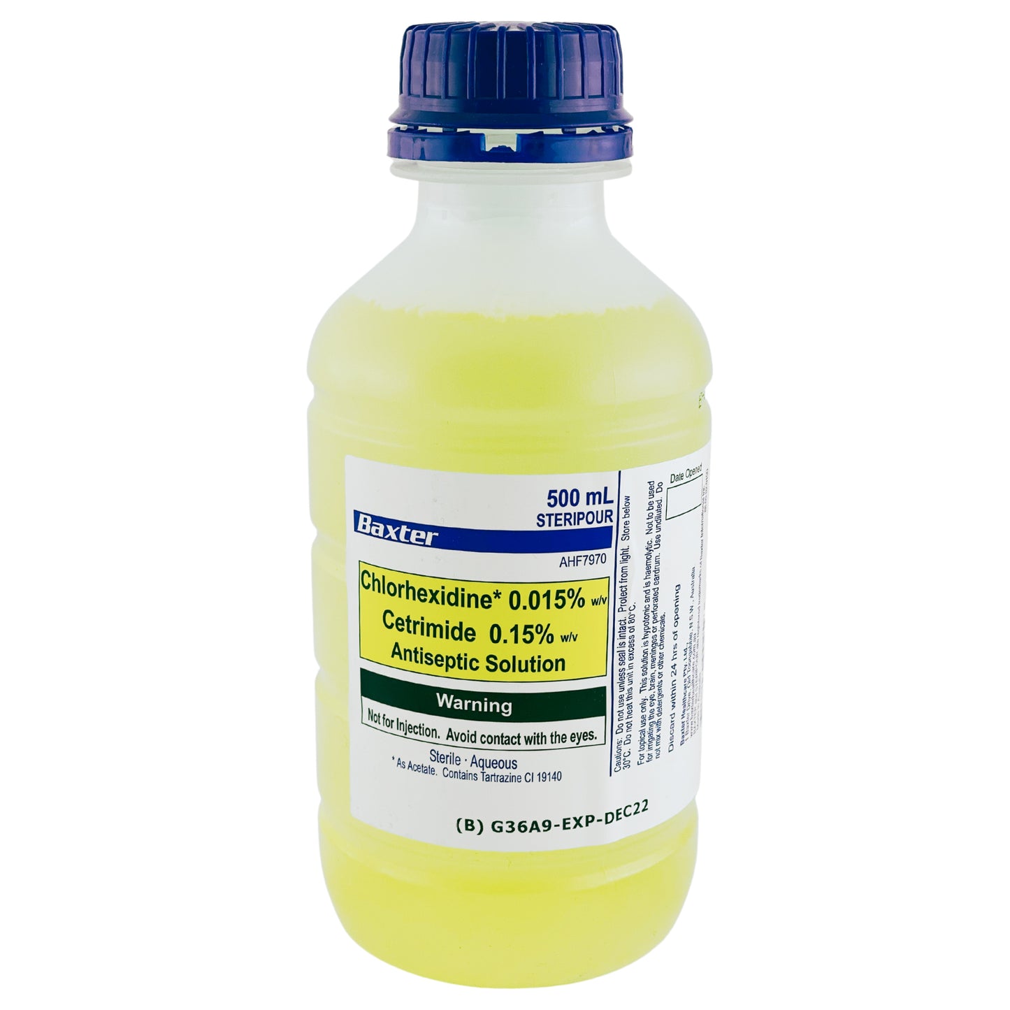 Chlorhexidine Antiseptic Solution Yellow 500ml (1)