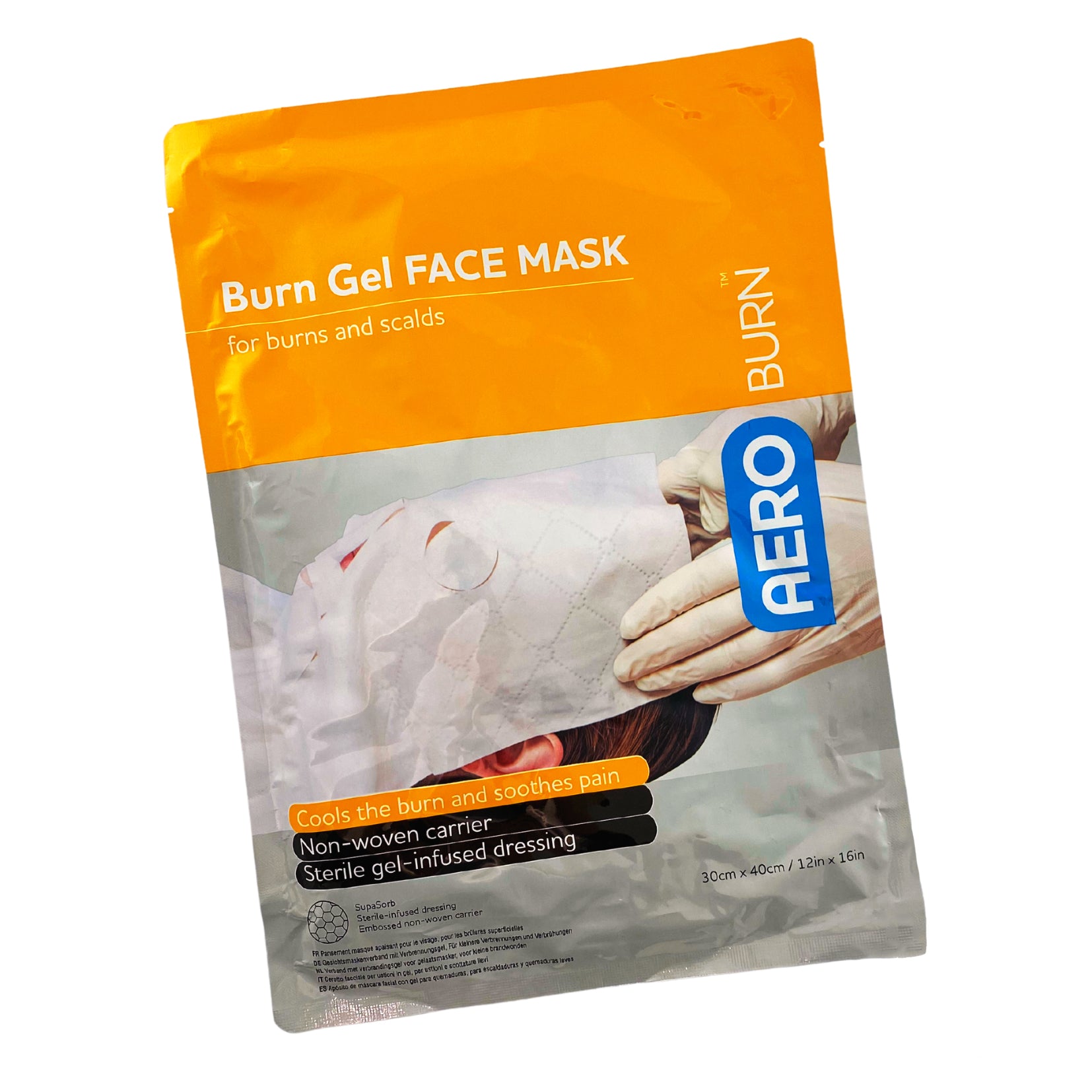 Burn Gel Face Mask Dressing - Aero (1) - First Aid Distributions