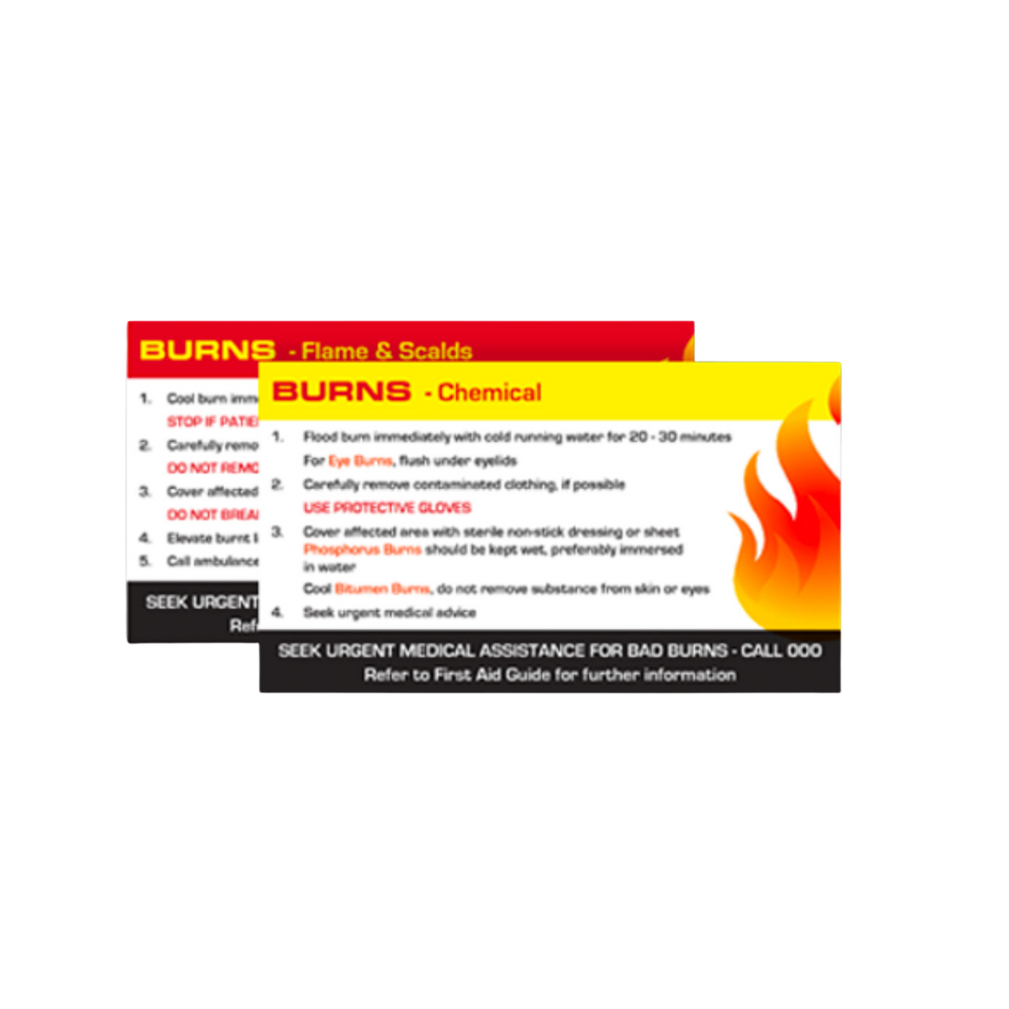 Burn First Aid Card (1)