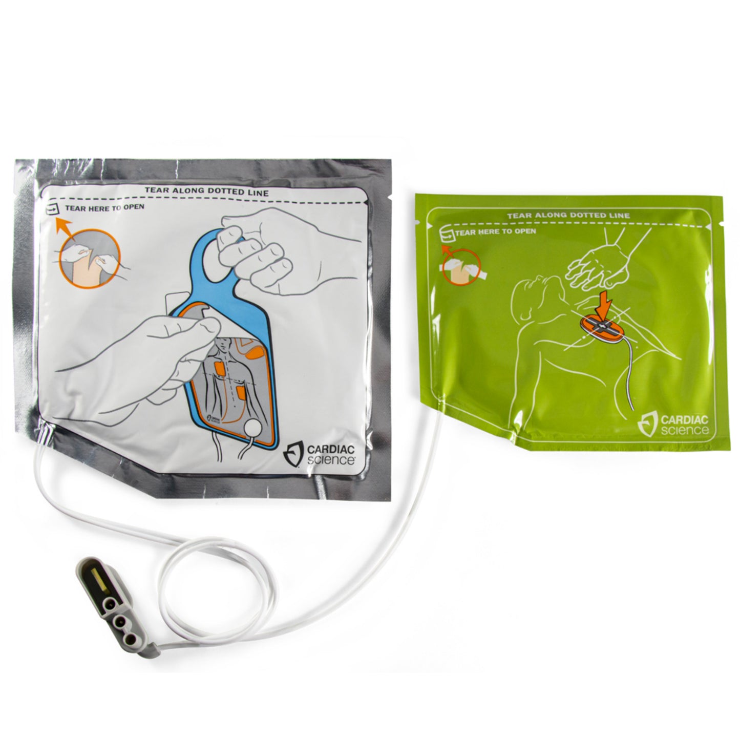 Cardiac Science Powerheart AED G5 Defibrillation Pads with CPR Feedback Device - Adult (1)