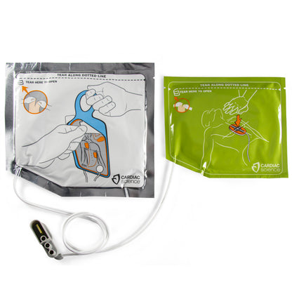 Cardiac Science Powerheart AED G5 Defibrillation Pads with CPR Feedback Device - Adult (1) - First Aid Distributions