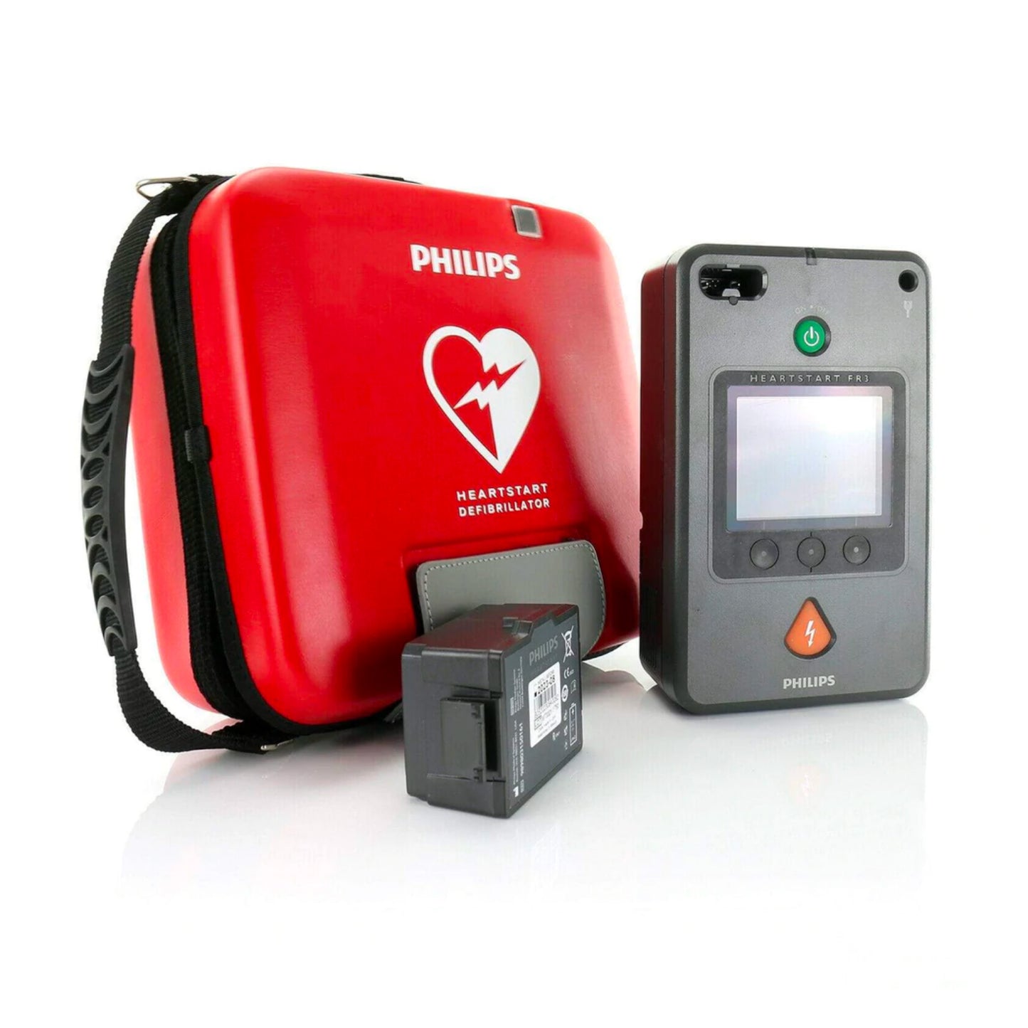 Philips HeartStart FR3 Defibrillator with ECG & Case (1)