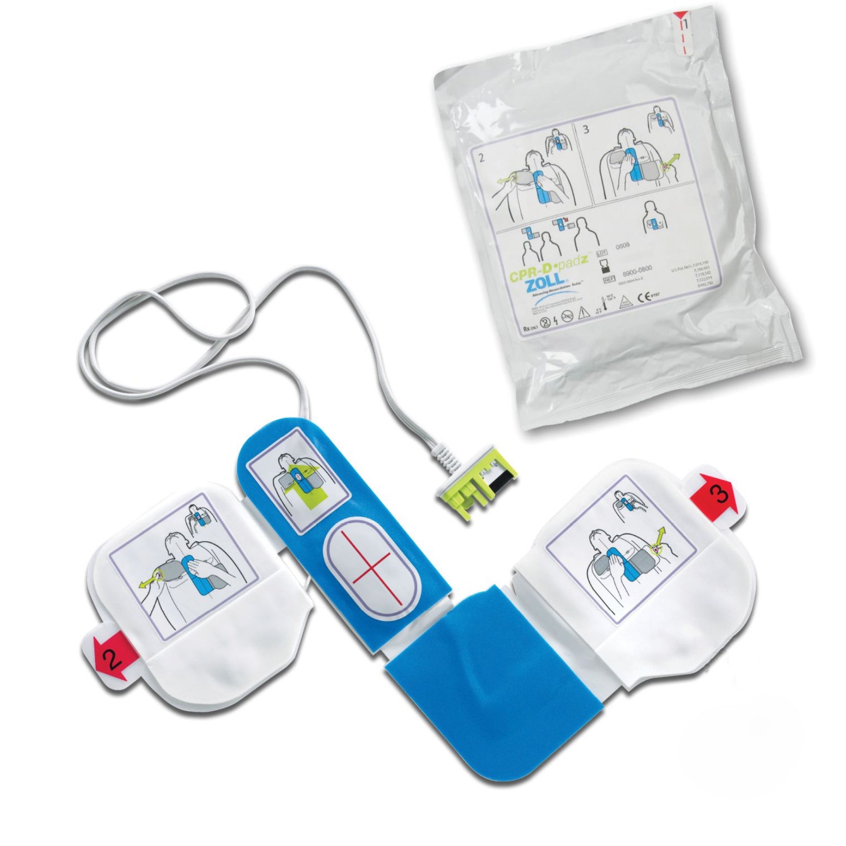 Zoll AED CPR-D Padz Defibrillator Pads - Adult (1) - First Aid Distributions