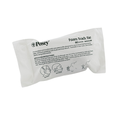 Foam Trach Tie - Posey (1) - First Aid Distributions