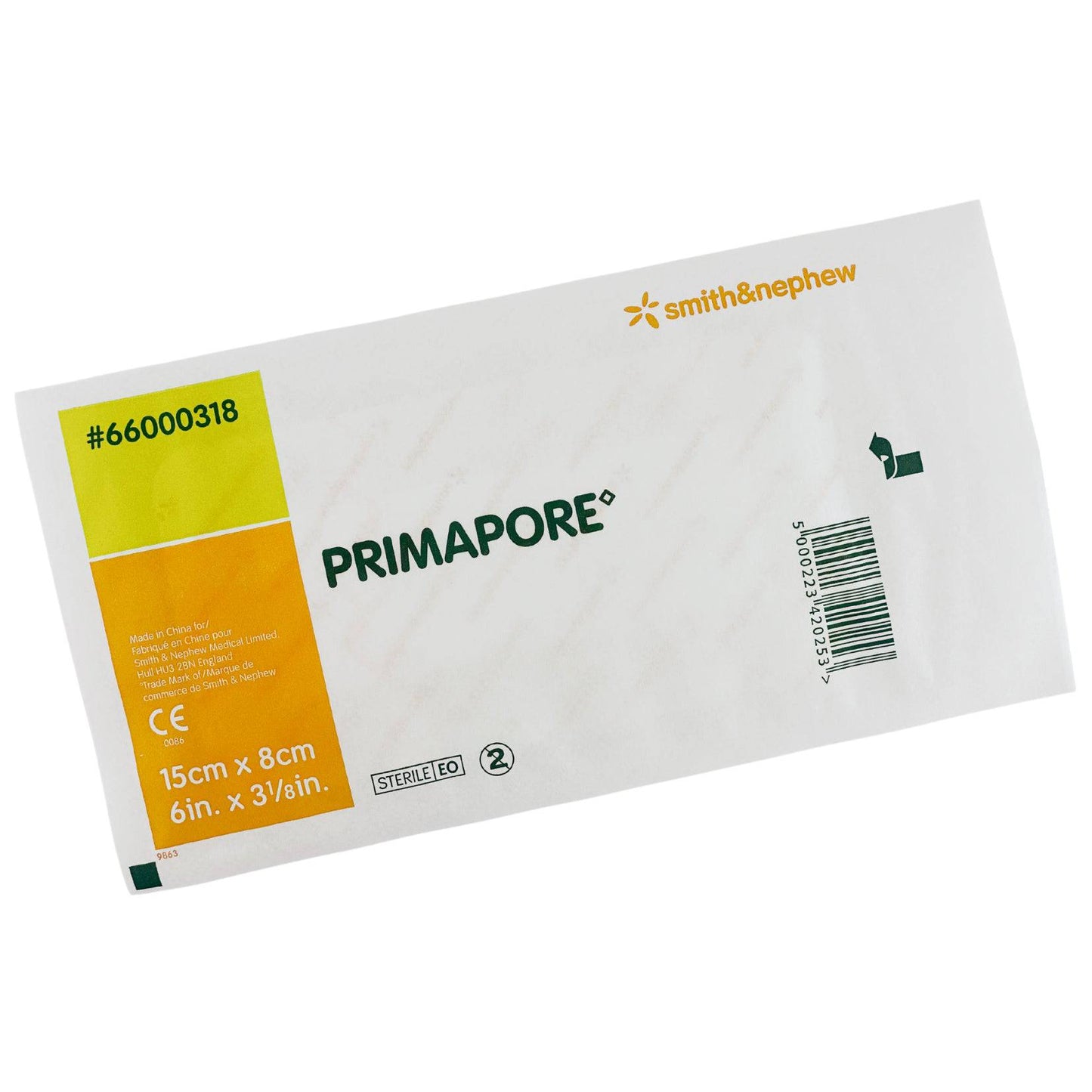 Primapore Fabric Island Dressing 8cm x 15cm (20) - First Aid Distributions