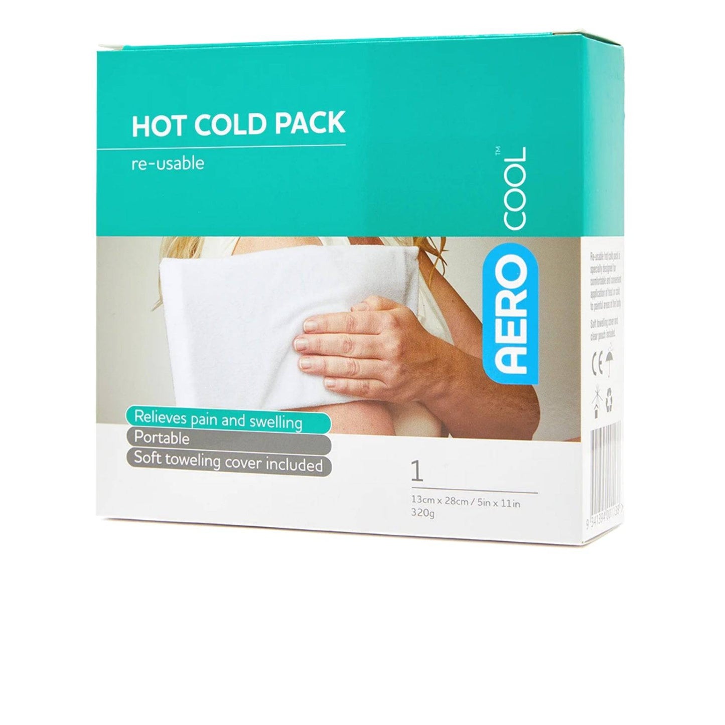 Hot Cold Pack Reusable with Cover - Aero (1) - First Aid Distributions