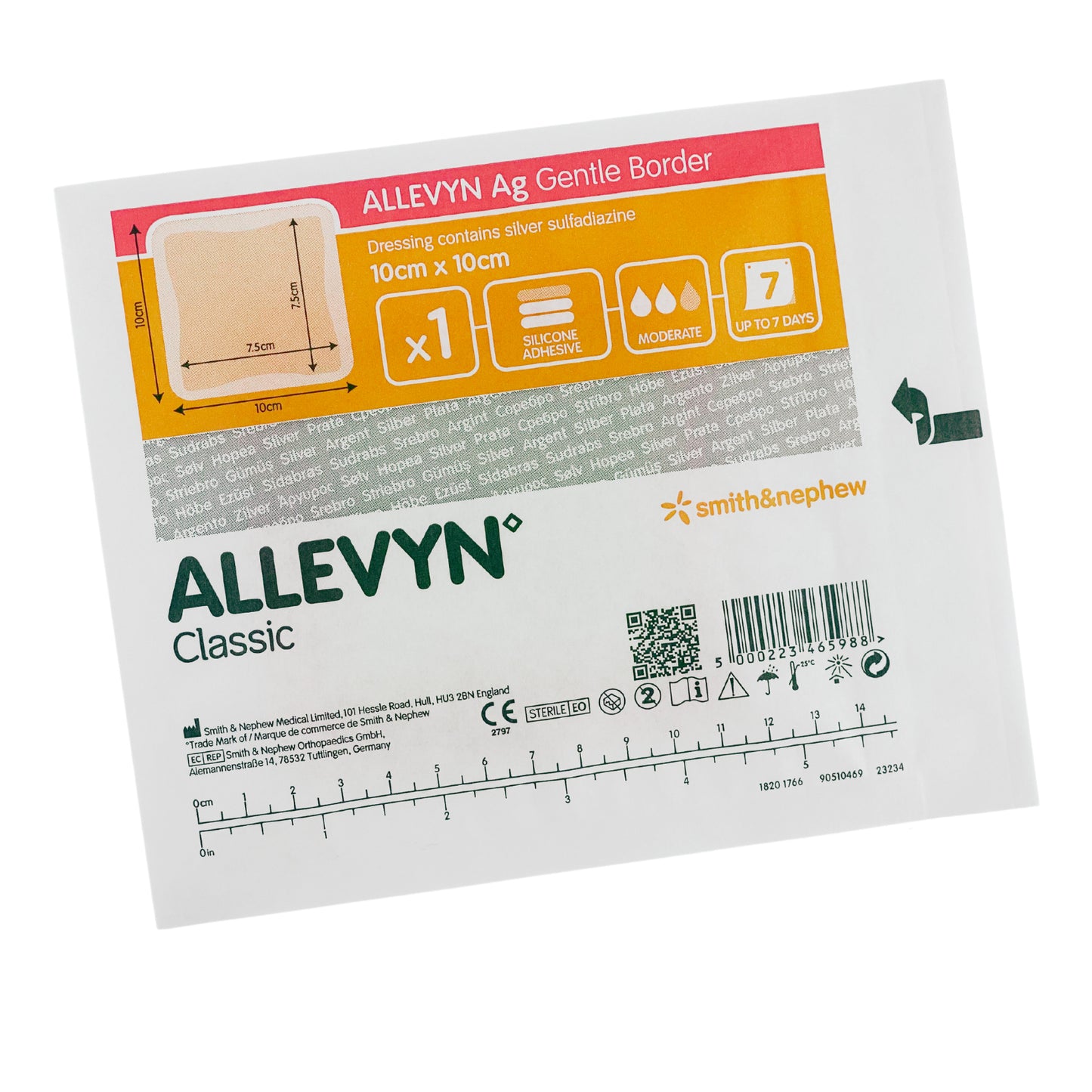 Allevyn AG Gentle Border Silver Dressing (1)