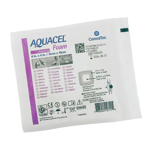 Aquacel Foam Adhesive Dressing 10cm x 10cm (1) - First Aid Distributions