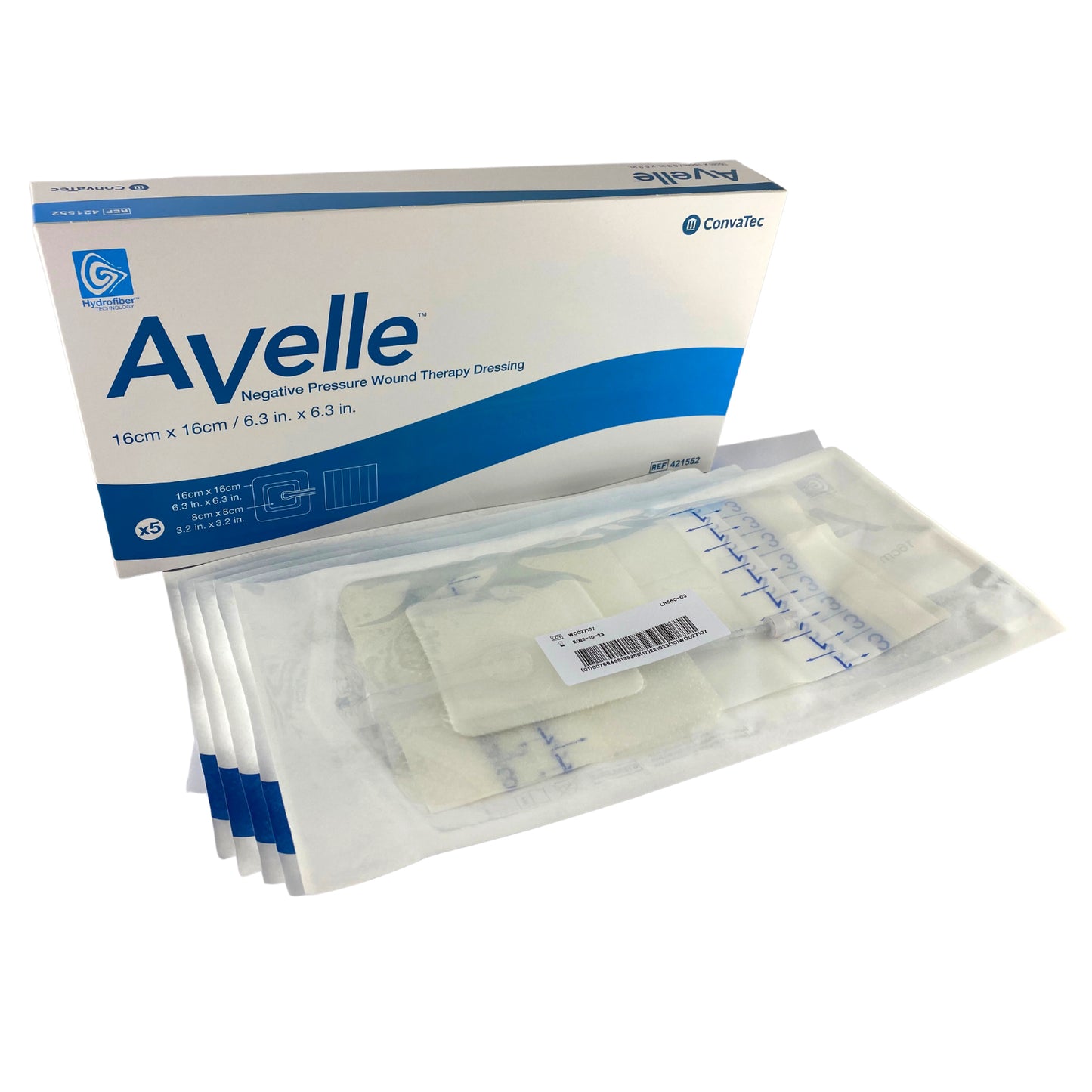 Avelle Negative Pressure Wound Therapy Dressing 16cm x 16cm (5) - First Aid Distributions