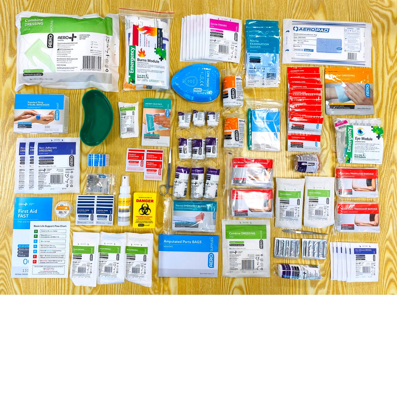 REFILL First Aid Kit - Model 24M BLUE - First Aid Distributions