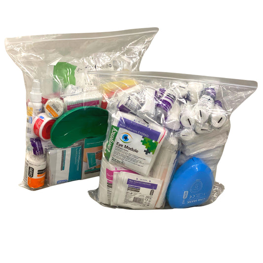 REFILL First Aid Kit Pack - Model 24L BLUE - First Aid Distributions