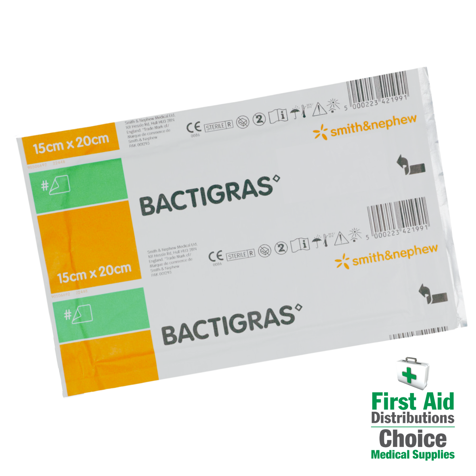 CLEARANCE Bactigras Wound Dressing (15cm x 20cm) | First Aid Distributions