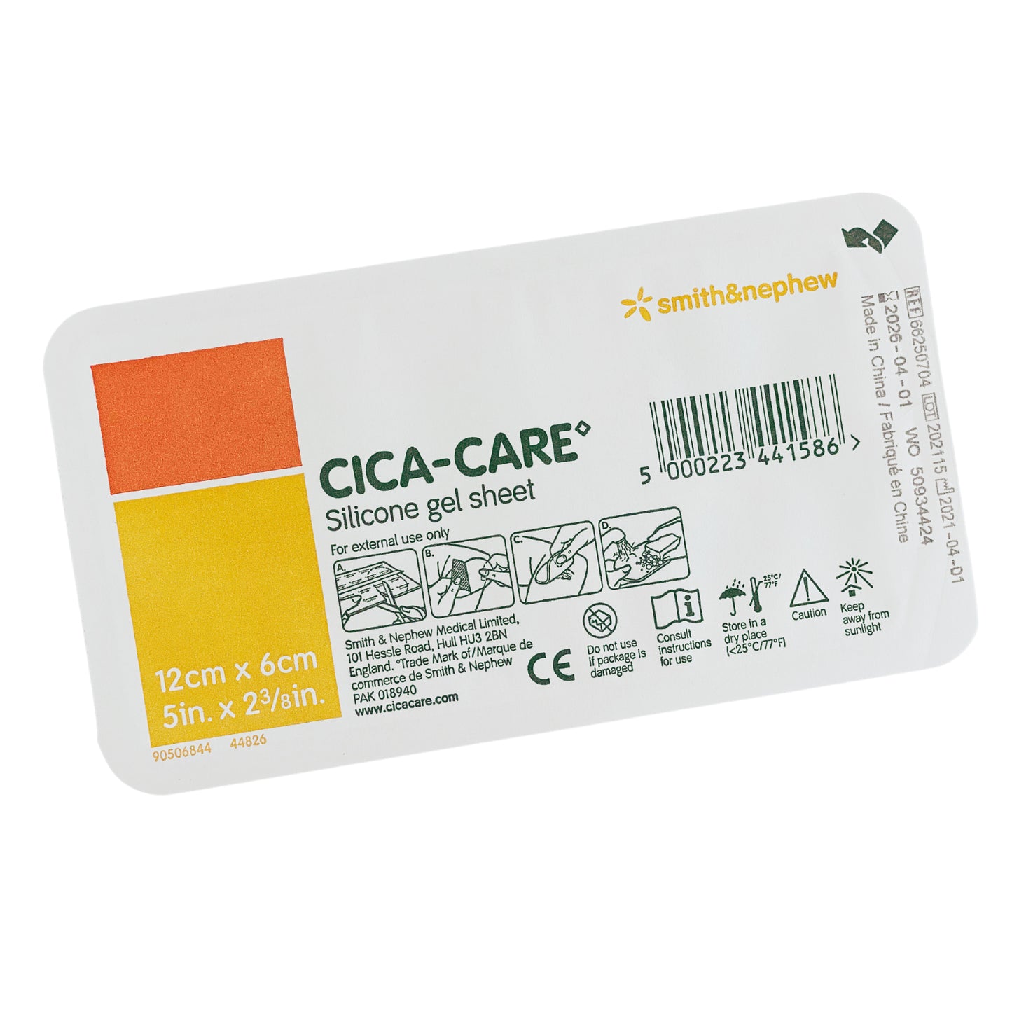 Cica Care Silicone Gel Scar Dressing Sheet (1)