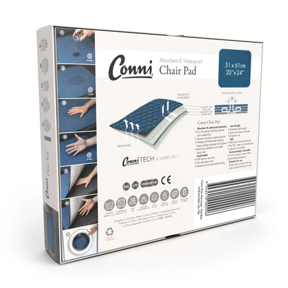 Conni Chair Pad Large - Teal Blue (1)