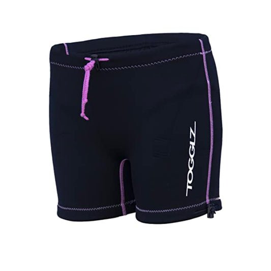 Conni Kids Swim Shorts Black with Pink Trim (1) - First Aid Distributions