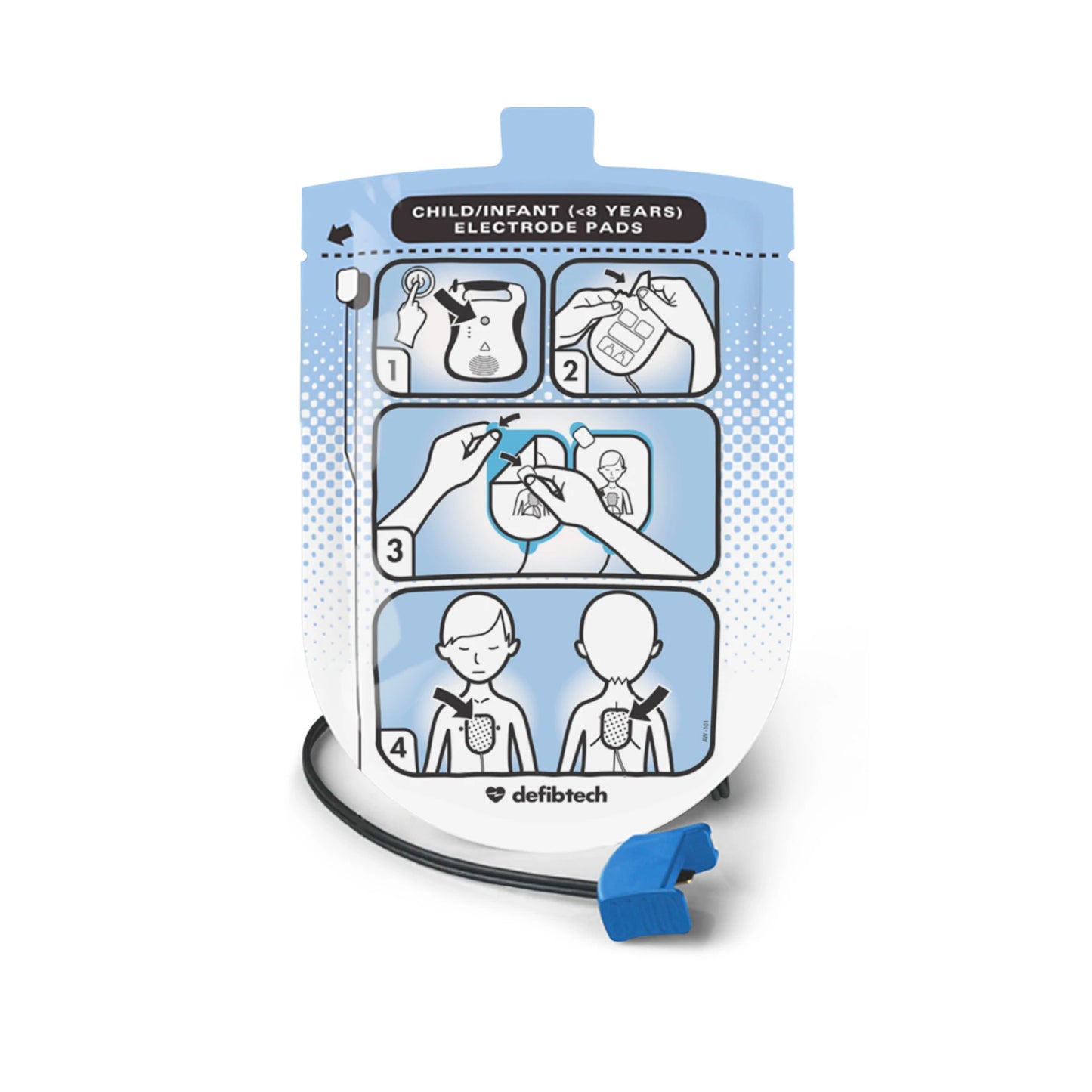 Defibtech Lifeline Defibrillation Pads (1) - First Aid Distributions