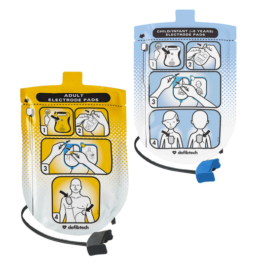 Defibtech Lifeline Defibrillation Pads (1) - First Aid Distributions