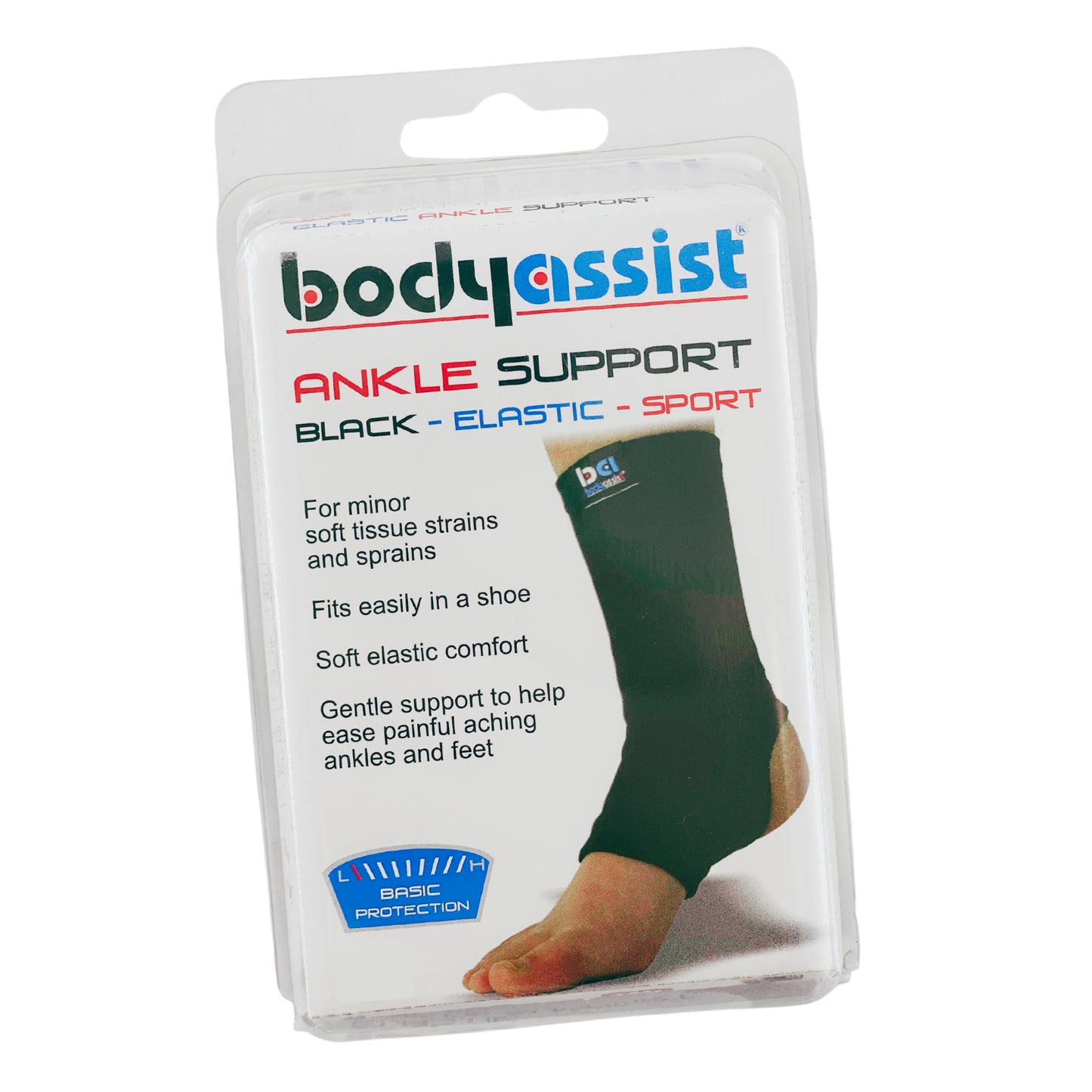 Elastic Ankle Support Black - Body Assist (1)