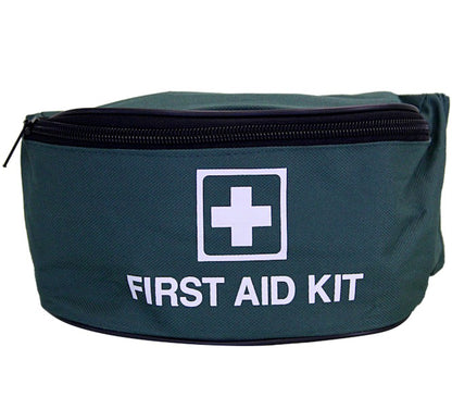 Empty First Aid Bumbag - Green (1) - First Aid Distributions