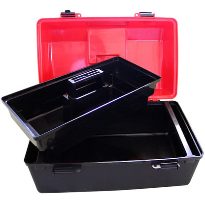 Empty First Aid Box Large - Red & Black 1 Tray (1)