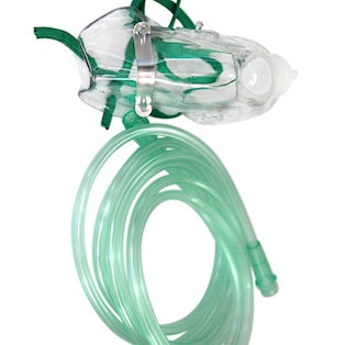 Disposable Oxygen Mask With Tubing (1) - First Aid Distributions