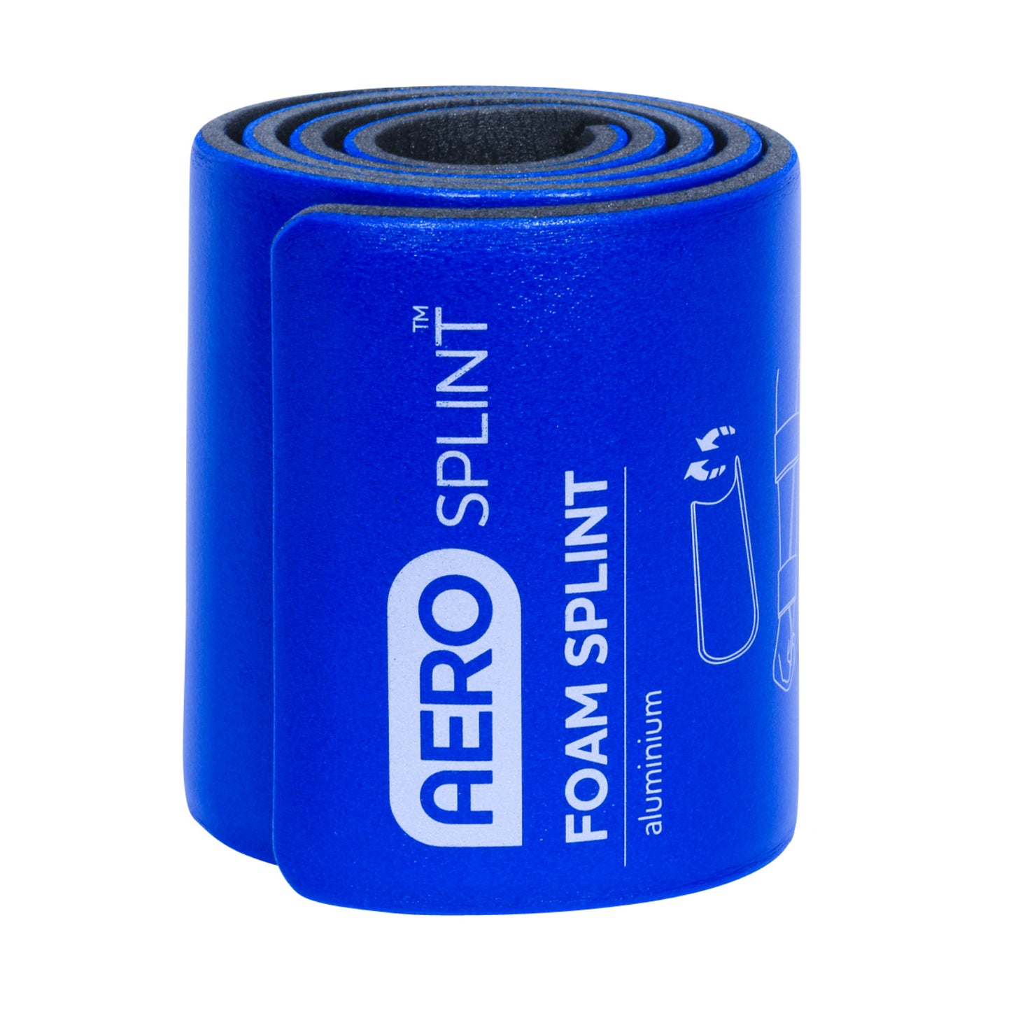 Foam Aluminium Splint Rolled - Aero (1) - First Aid Distributions