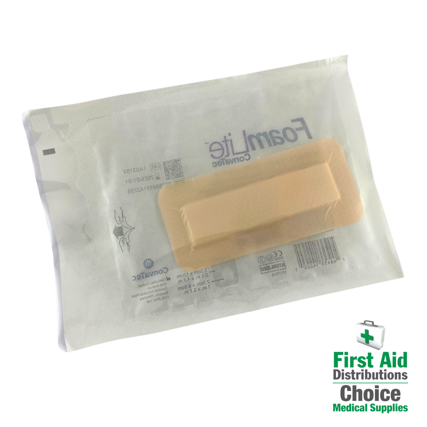 CLEARANCE Foam Lite ConvaTec 5.5cm x 12cm (1) - First Aid Distributions