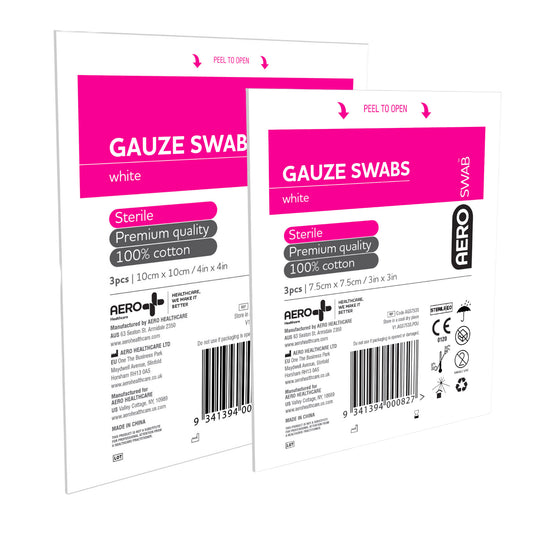 Gauze Swabs - Aero (3) - First Aid Distributions