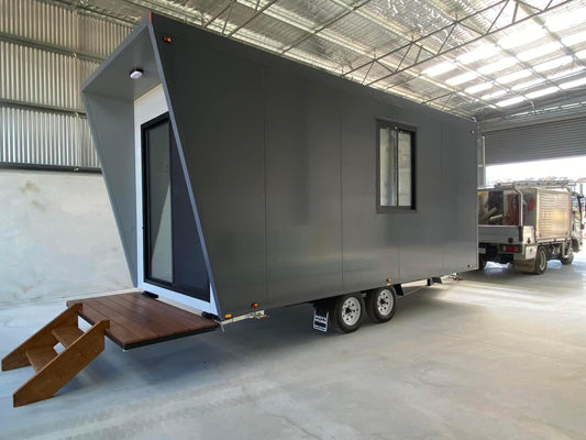 Transportable Office Cabin Tandem Trailer - First Aid Distributions