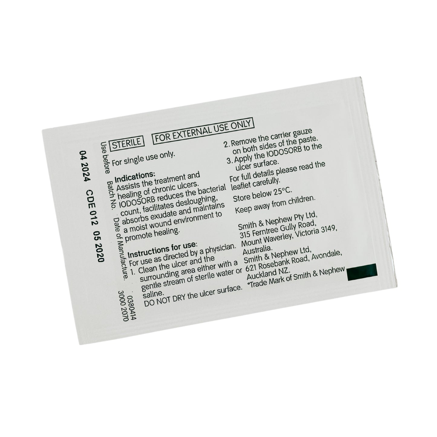 Iodosorb Cadexomer Dressing (1)