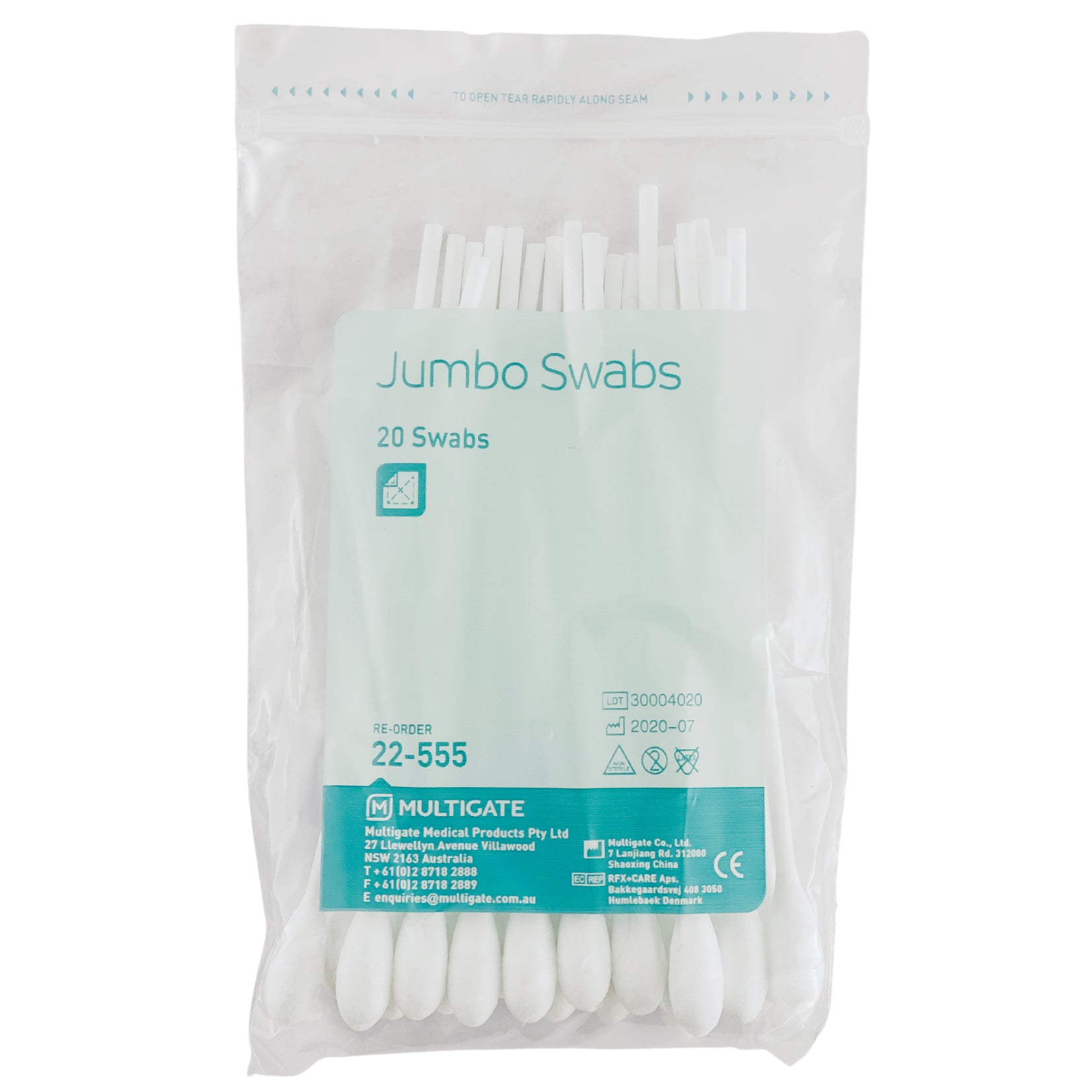 Jumbo Cotton Swabs (20) - First Aid Distributions