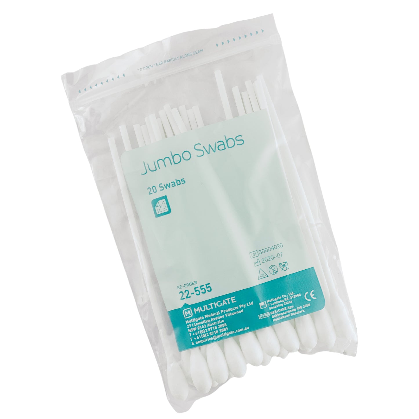 Jumbo Cotton Swabs (20) - First Aid Distributions