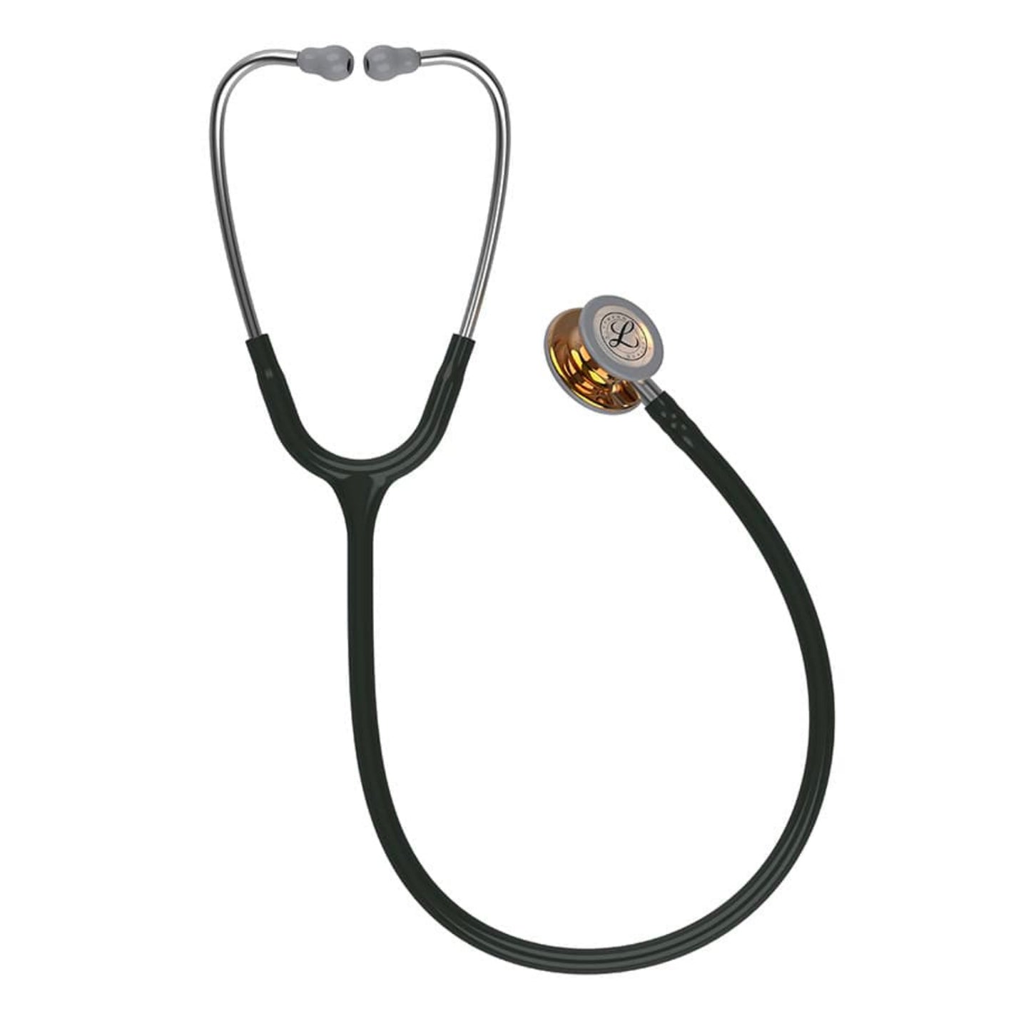 Littmann Classic III Stethoscope - Black with Copper Stem (1)