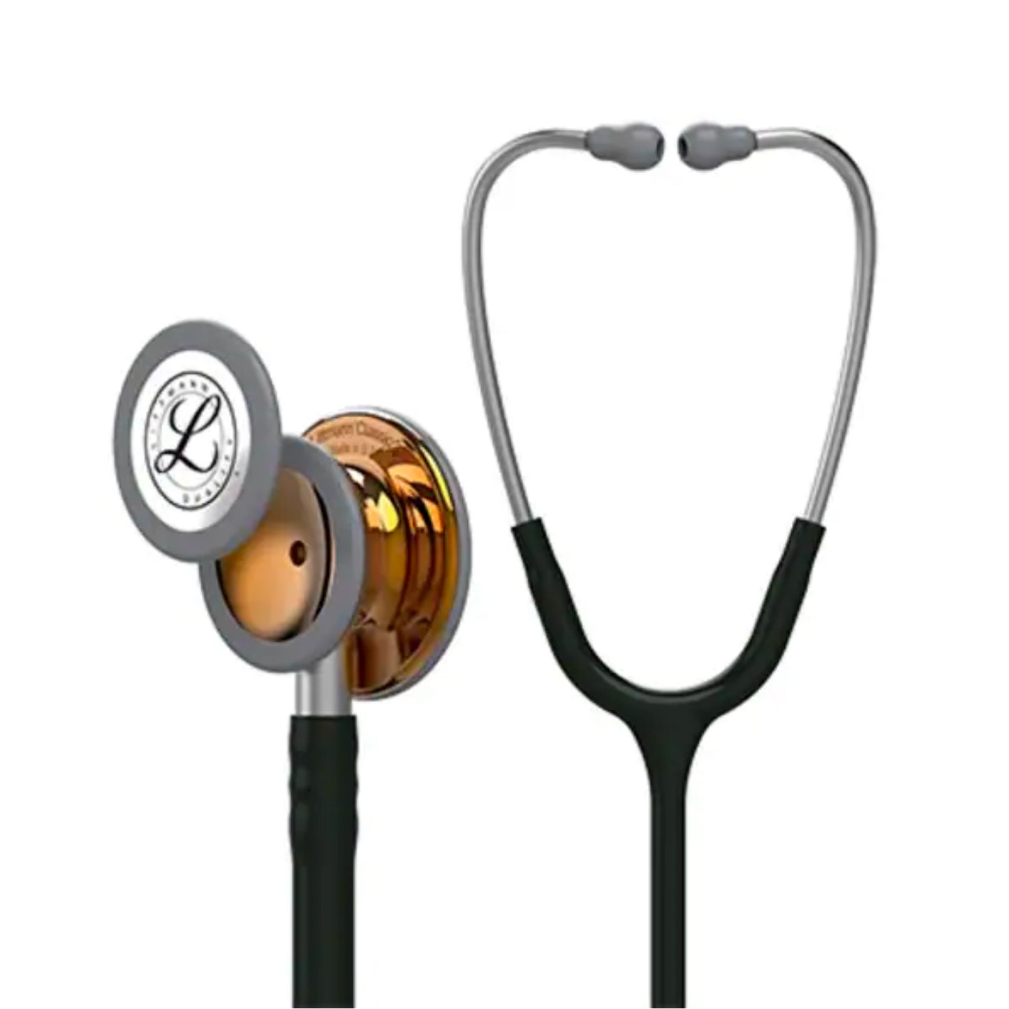 Littmann Classic III Stethoscope - Black with Copper Stem (1)