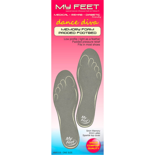 Memory Foam Padded Footbeds - My Feet (1) - First Aid Distributions