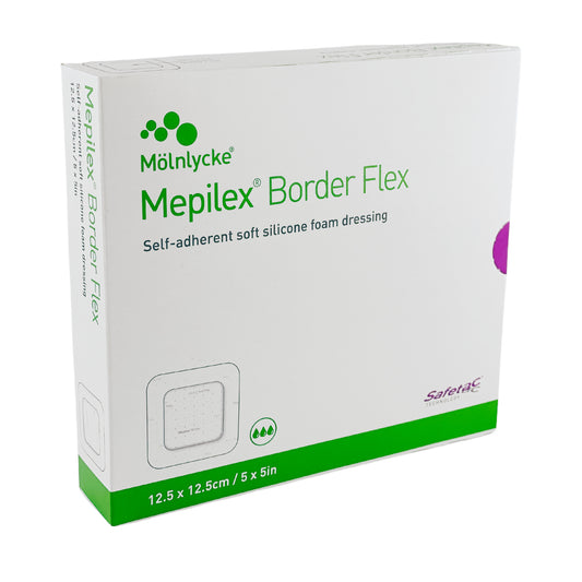 Mepilex Border Flex 12.5cm x 12.5cm Box (10) - First Aid Distributions