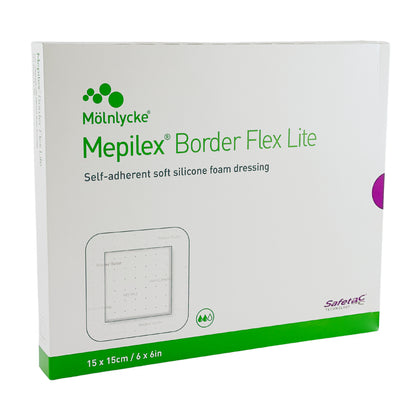 Mepilex Border Flex Lite 15cm x 15cm Box (5) - First Aid Distributions