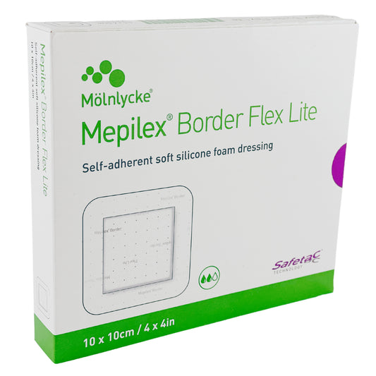 Mepilex Border Flex Lite 10cm x 10cm Box (5) - First Aid Distributions