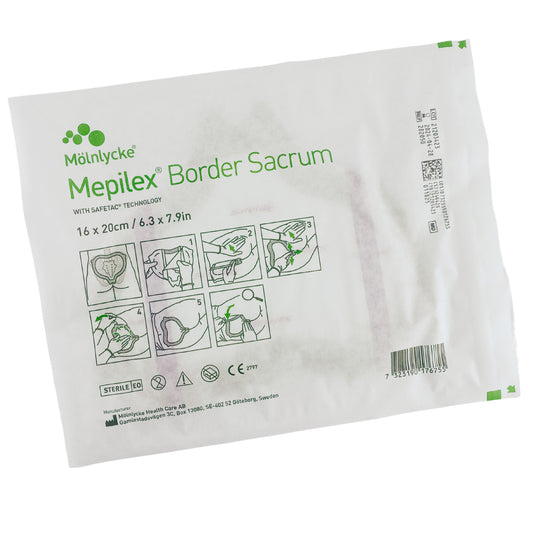 Mepilex Border Sacrum Dressing (1) - First Aid Distributions