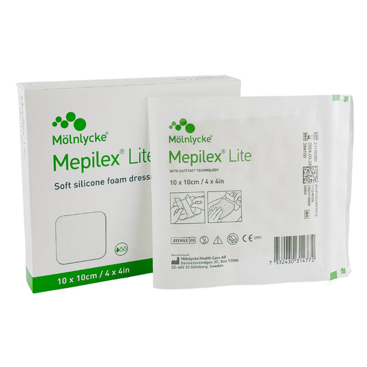 Mepilex Lite 10cm x 10cm Box (5) - First Aid Distributions