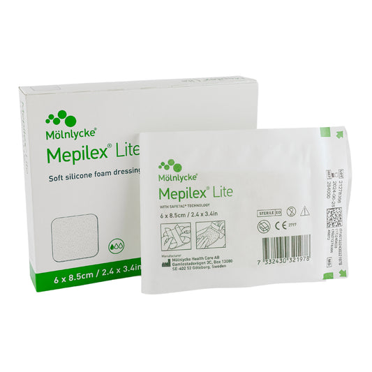 Mepilex Lite 6cm x 8.5cm Box (5) - First Aid Distributions