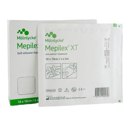 Mepilex XT Foam Dressing 10cm x 10cm Box (5) - First Aid Distributions