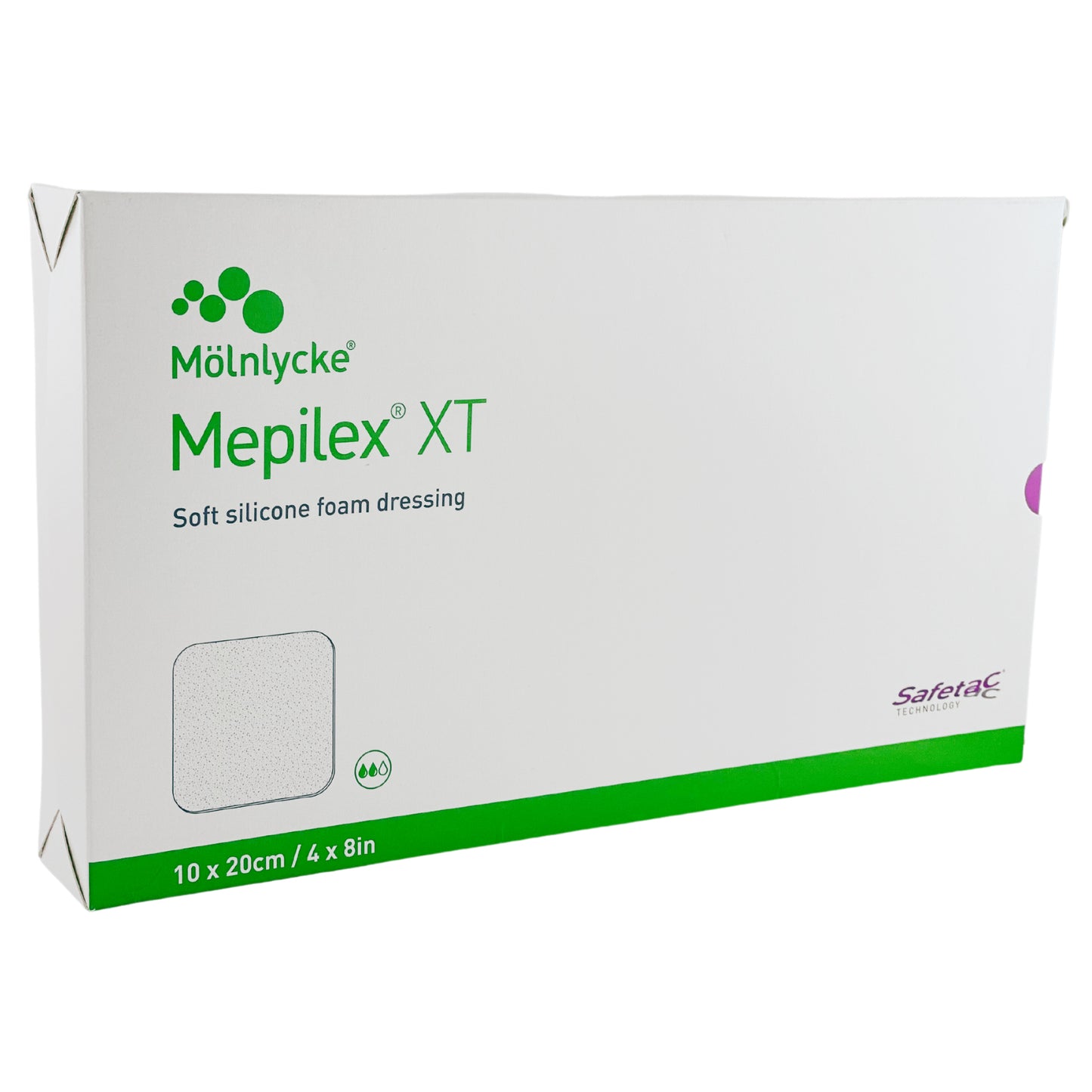 Mepilex XT Foam Dressing 10cm x 20cm Box (5)