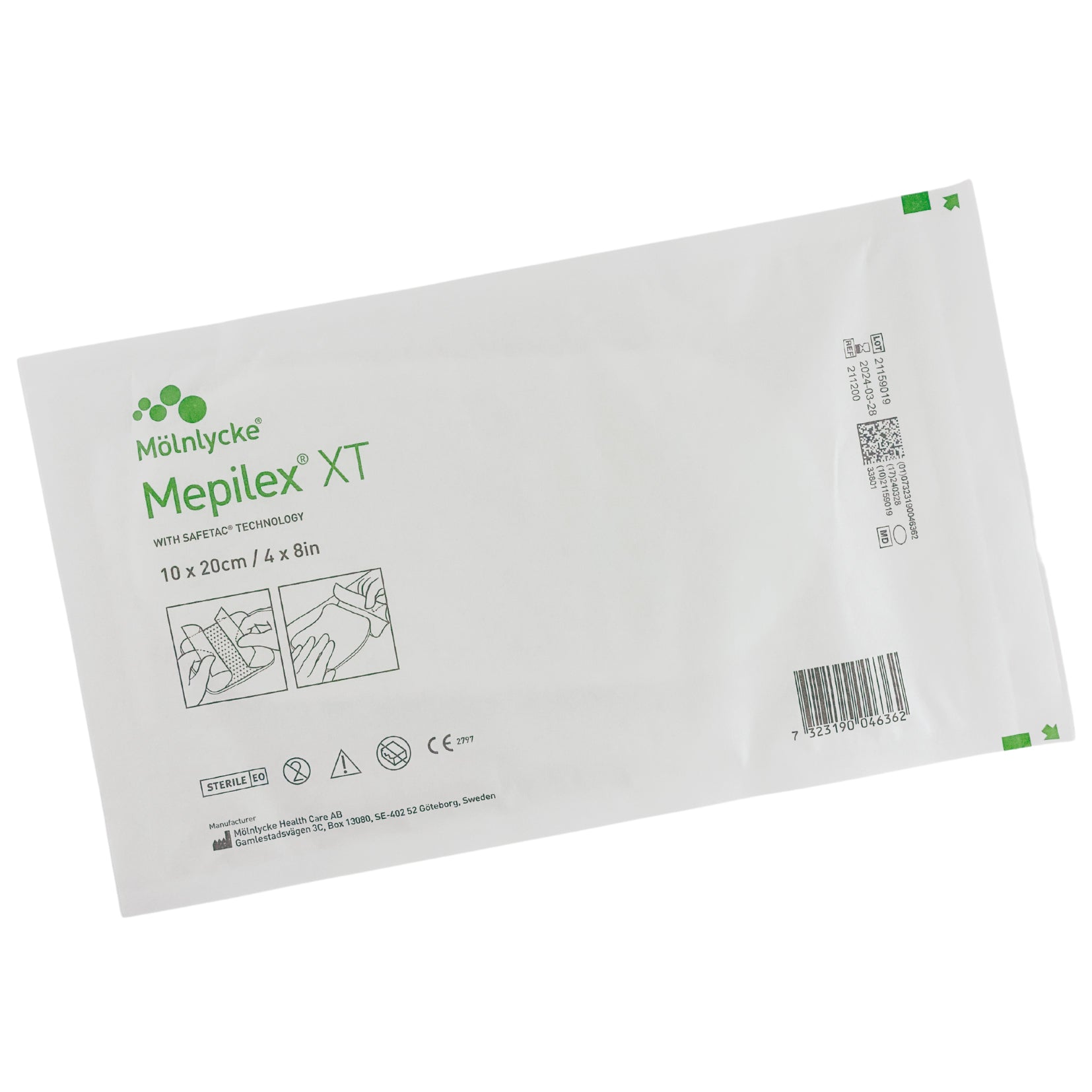 Mepilex XT Foam Dressing 10cm x 20cm Box (5) - First Aid Distributions