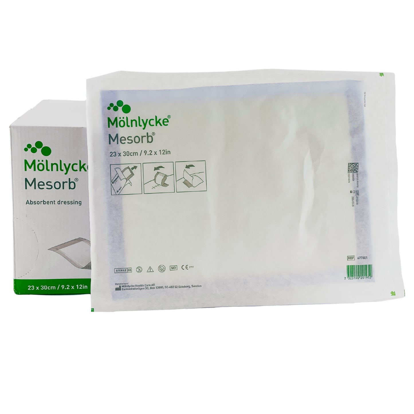 Mesorb Wound Dressing 23cm x 30cm Box (30)