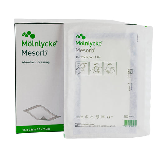 Mesorb Wound Dressing 15cm x 23cm Box (50)