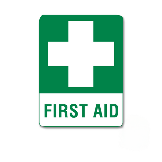 First Aid Sign - Metal 45cm x 30cm