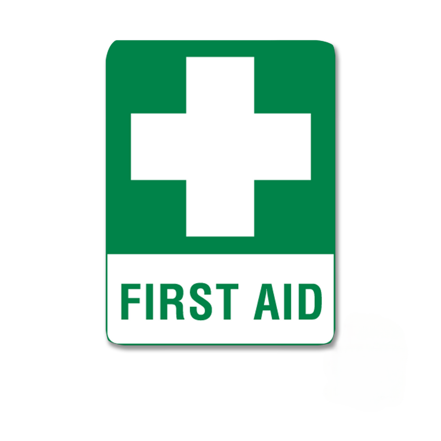 First Aid Sign - Metal 60cm x 45cm - First Aid Distributions